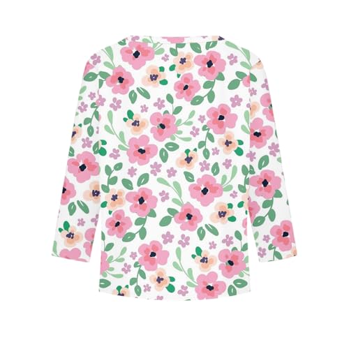 Girls Long Sleeve Cute Print T-Shirt Soft Comfy Crewneck Casual Top for Kids Adorable Pattern Fall Tee Blouse3