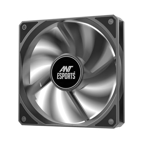 Ant Esports Darkflow 120mm 3 IN 1 Case Fan Kit - Black, High Static Pressure, PWM Control, 1800 RPM, 73.6 CFM Airflow 13 41lB26wo2lL