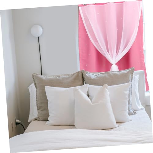 Cortinas opacas estilo princesa para decoración de dormitorio y ventanas de casa 4