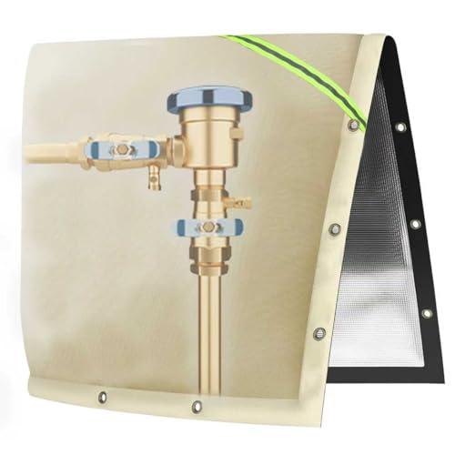Backflow Preventer Pipe Insulation Cover Thicker Winter Freeze Protection for