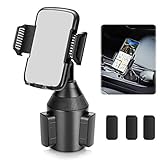 Car Cup Holder Phone Mount,Universal Smart Adjustable Automobile Cell Phone Mount for iPhone 13/12...