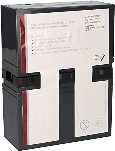 Batería compatible con APC Smart UPS 750 y APC Back UPS Pro 900 APCRBC123