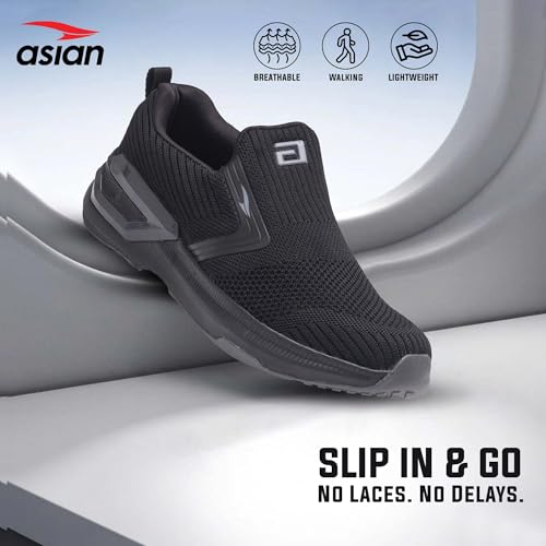 Image of ASIAN Wonderwalk Pro-13 Men's Walking Shoes | Lightweight, Breathable Sneakers with Arch Support, Cushioned Comfort & Durable Grip for Daily Walks