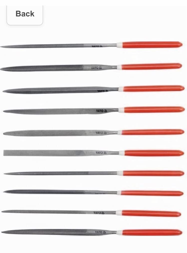 Yato yt-6165 – File Needle 5 x 180 x 85 mm Set 10pcs