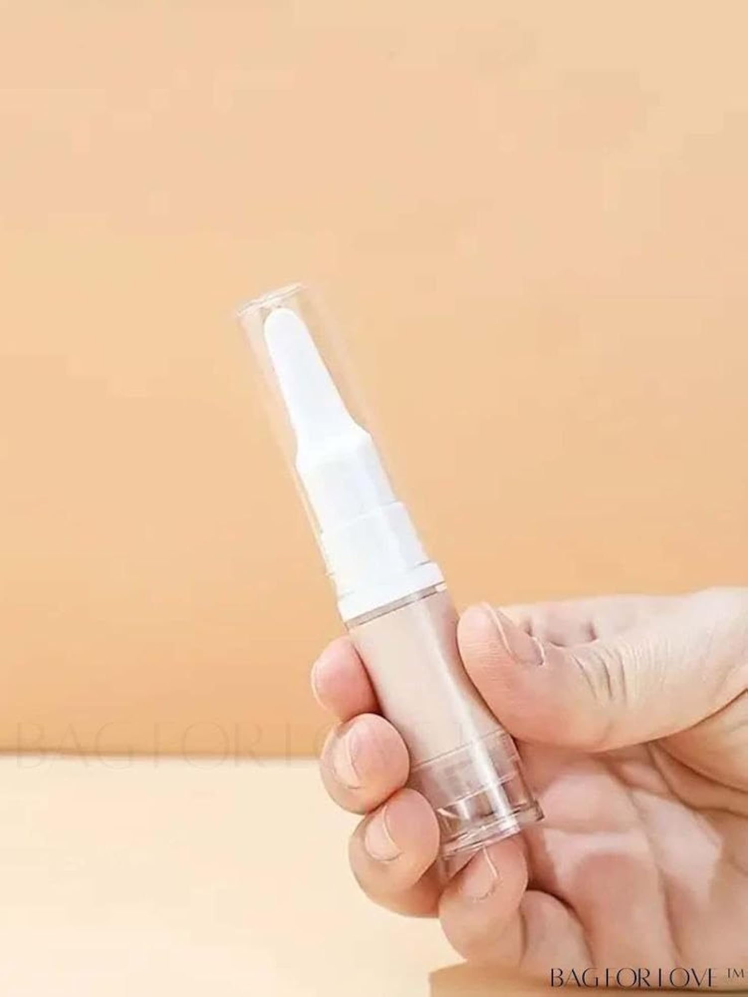 Travel Press Pump Bottle, Vacuum Foundation Makeup Lotion Dispenser