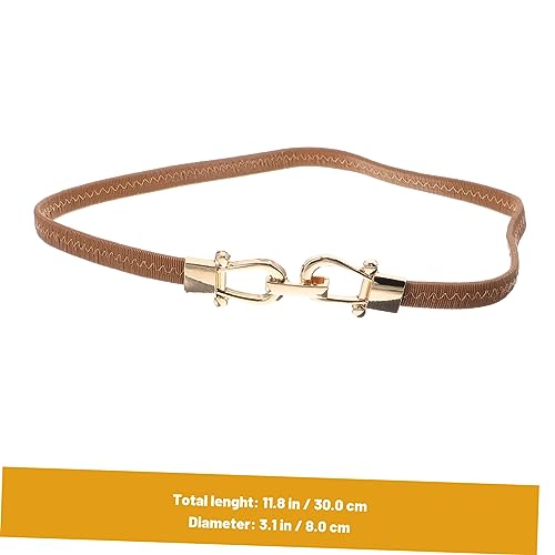 2Pcs Women Waist Belts with Buckle Fashionable Dress Accessory for Pants Dresses and Skirts Stylish and Camel for Elegant Looks2