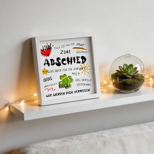 Abschiedsgeschenk für Kollegen & Kollegin, Dekorative Spardose – Ideal für Jobwechsel, Chef & Chefin mit Glückssymbolik