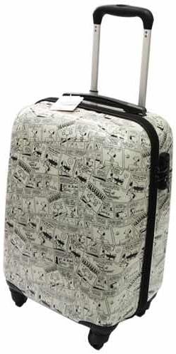 Amazon キャリーケース キャリーバッグ スーツケース ジッパーキャリー クリーム コミック スヌーピー トラベル用品 シューズ バッグ