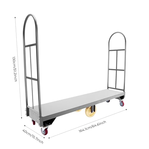 Carretilla Plataforma De Mano Heavy Duty 2000 Lbs miniatura 5