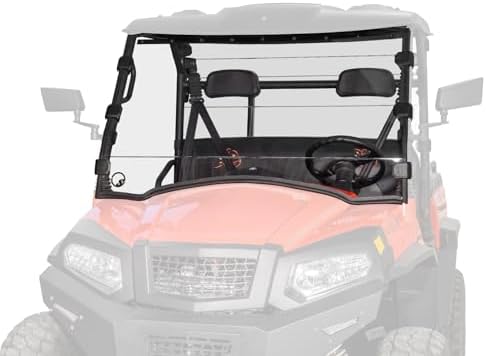 SuperATV HiSun Sector Scratch-Resistant Full Windshield