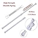 HAOYUNTE 5 PCS Barras Extensibles Ajustable de 11,8 Pulgadas a 20 Pulgadas(de...