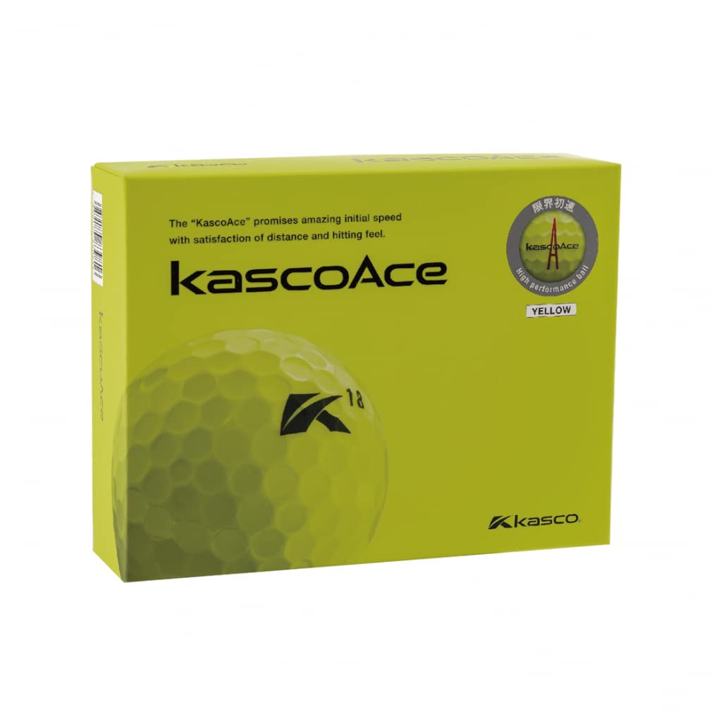 Kasco イエロー ゴルフバッグ Munsingwear スポーティデザインキャディバッグ(3.7kg/9.5型/6