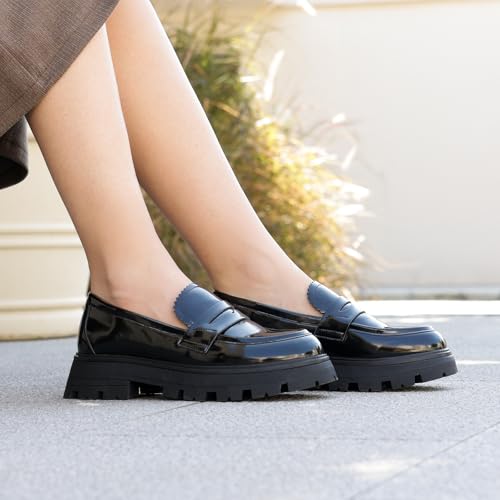 Image of Cestfini Platform Chunky Loafers for Women