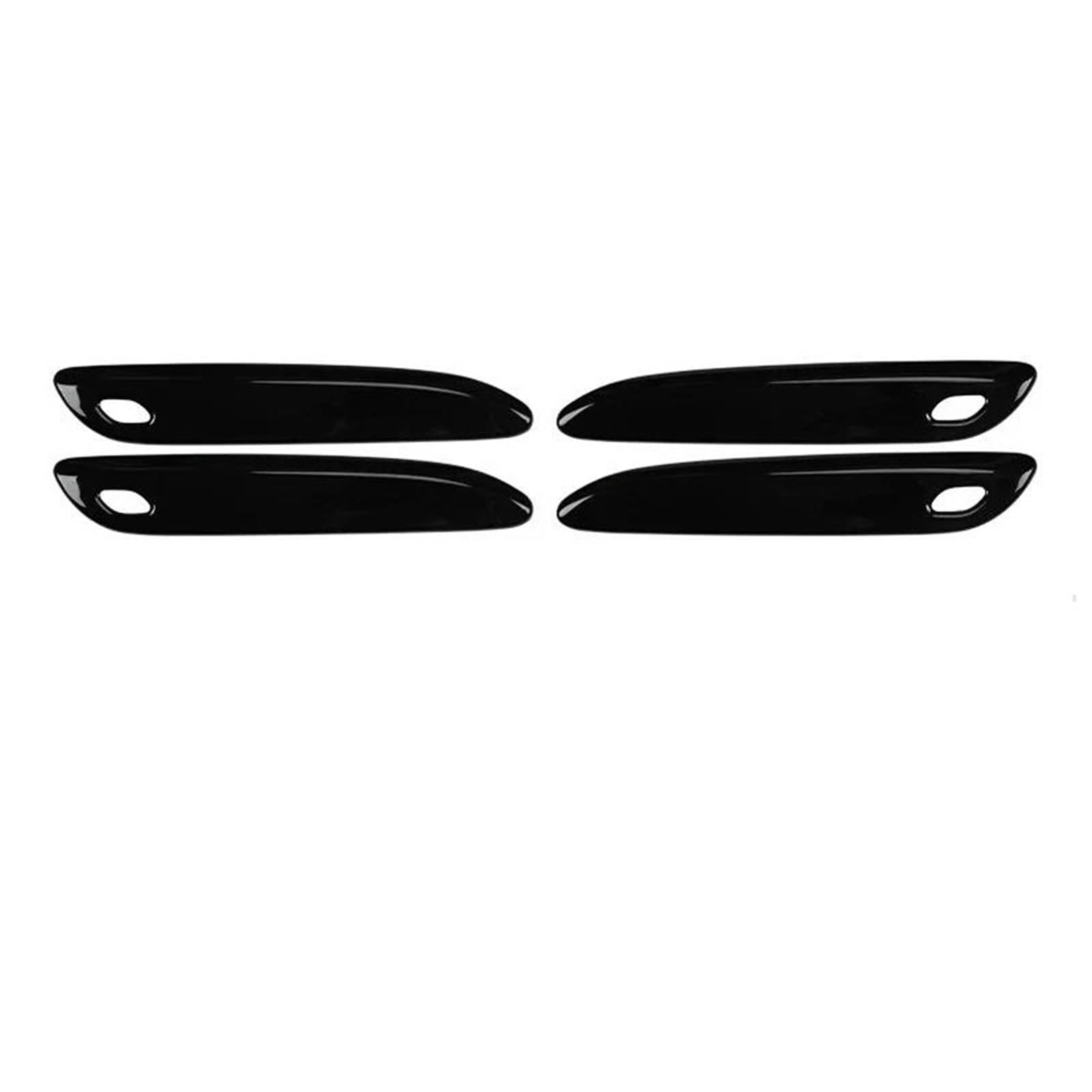 YOUZKA Handle Protective Carbon Fiber Car Door Handle Cover Styling Accessories for Benz E S EQE EQS W214 S214 X214 W223 V295 X294 V297 X296(Black)