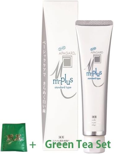 Tooth Care Apagard New Tooth Paste M Plus - 60g (Green Tea Set)