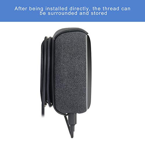 Wideplore Echo Dot Wall Mount Holder For 3Rd Generation, Built-In Cable Management Space-Saving Accessories For Dot(3Rd Gen) Smart Speakers, With Sticking Tape And Drill Nail-Black #TOP2