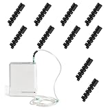 New Upgrade 10 Pack Oxygen Tube Support Crimp Straightener Oxygen Tubing Accessories for Oxygen Hose Keep Oxygen Hose from Kinking（Black）