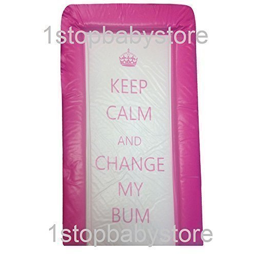 1Stopbabystore - Tapis Matelas A Langer Bébé Double Côté "Keep Calm & Change My Bum"