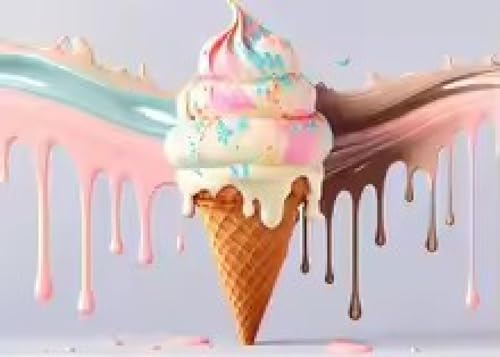 Affiches sur toile de cornet de glace pour raviver vos murs blancs - 2