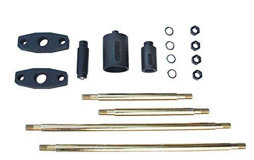 SW-Stahl 302400L Estrattore per Giunto Sferico - Strumento Testina Sterzo | Kit con telaio della pressa regolabile e testina attrezzi professionale, ideale per smontaggio snodi e perni di sterzo auto