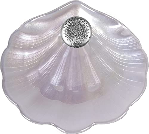 Deam, S.A. Regalos Más de Más - Concha de Bautizo con aplique de la Virgen del Pilar. (Cristal - 09314-11S) Cover