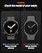 Spigen Rugged Armor Designed for Samsung Galaxy Watch 8 40mm Case Durable TPU Cover (2025) - Matte Black