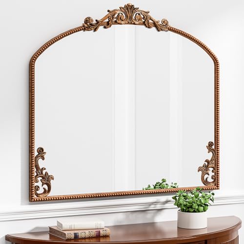 Tmtourh Antiqued Gold Mirror, 36