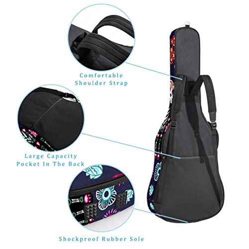 Sac de guitare acoustique rembourrage épais étanche double bandoulière réglable étui de guitare sac de transport, chat… - Les Beatles, Paul McCartney, John Lennon, RIngo Starr, George Harrison Sac de guitare acoustique rembourrage épais étanche double bandoulière réglable étui de guitare sac de transport, chat… – Image 4