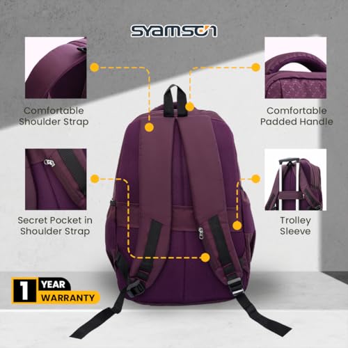 Image of Premium Backpack for Men & Women | Anti-Theft Design | Light-Weight | 15.6 inch Laptop | Water-Repellant | Spacious Pockets | For Office, Travel, Business, & Daily Use (30 L)