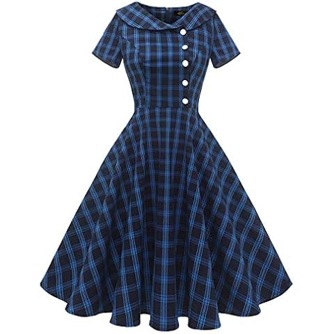 Wedtrend Vestido de cóctel estilo rockabilly para mujer Cover