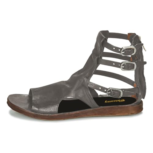 Women Chic Open Round Toe Flat Gladiator Sandals Strap Buckles Back Zipper Stylish Casual Daily Dress Shoes Size 4-16 US2