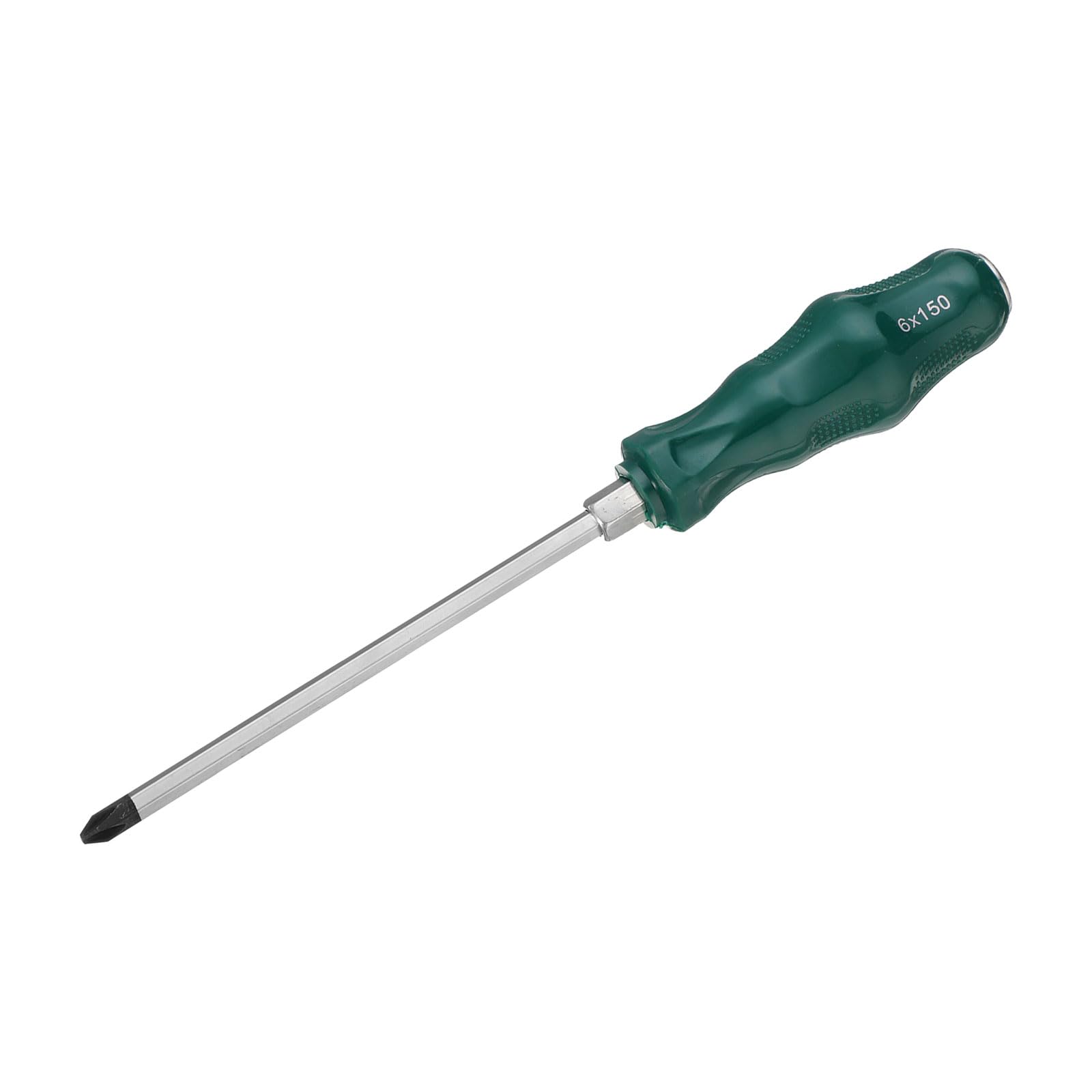 HARFINGTON PH2 - Destornillador Phillips #2 de 9.8 pulgadas, destornilladores magnéticos de demolición CR-V con mango ergonómico para reparación de bricolaje, verde