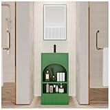 ZTGL Waschbeckenunterschrank mit Einbaubecken, Badezimmerschrank Waschbecken mit Unterschrank,...