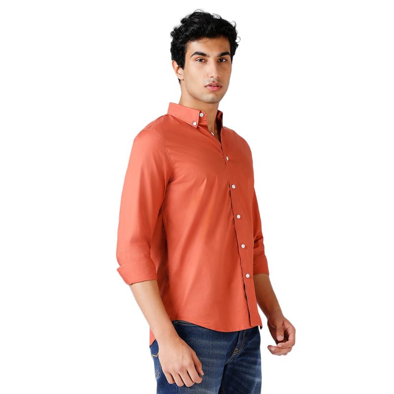 Image of MARK & ALBERT Men's Cotton Formal Shirt
