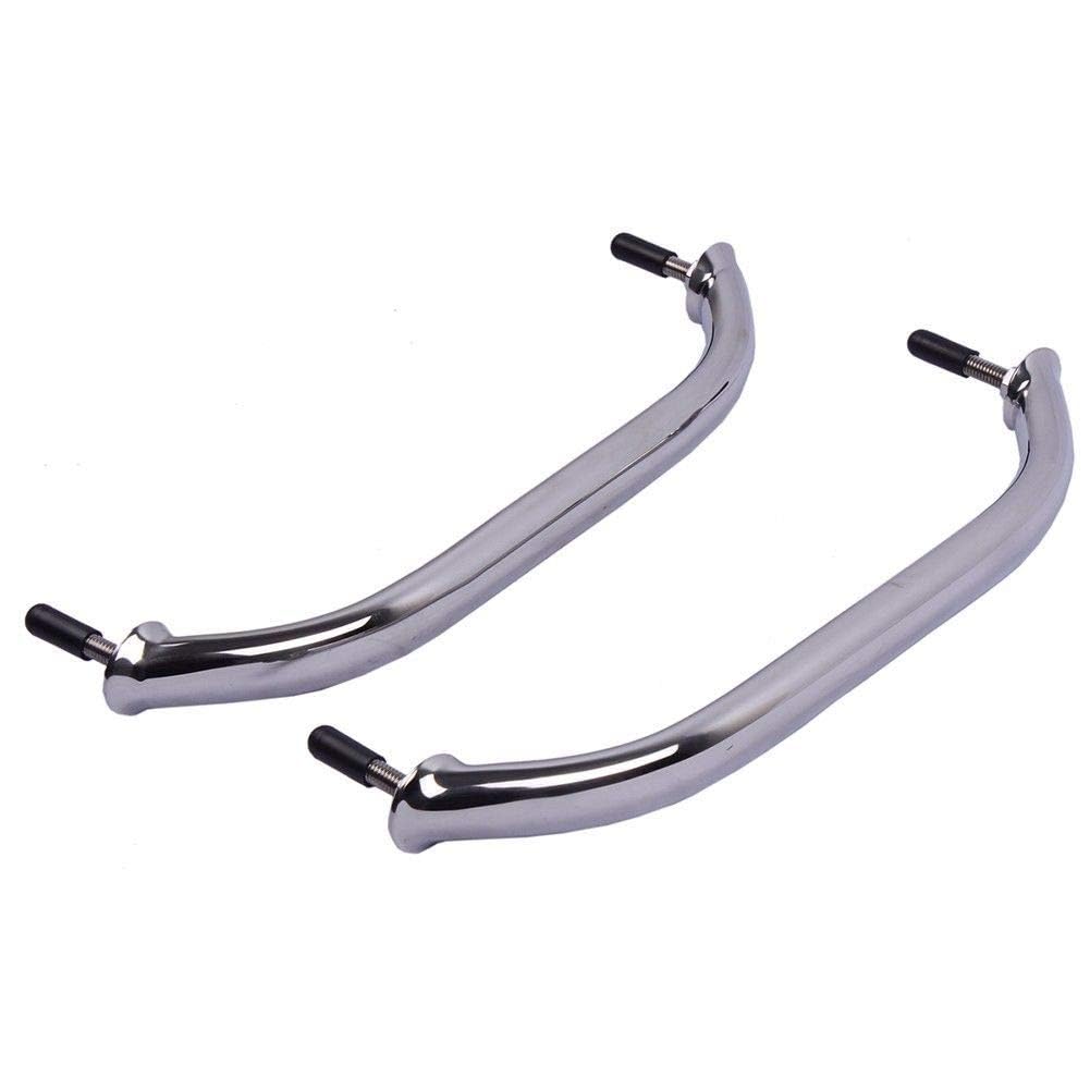 BOOMSTART Marine Griff, Edelstahl Boots Haltegriff Griff, Bootshandlauf für Lukendeck, Ovaler Griff Handlauf Mehrzweck-Hardware, für Wohnmobile, Boote, Yachten, 12 Zoll (300mm)