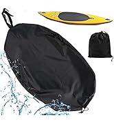 Birheatry Kayak Cockpit Waterproof Cover, 42.7 x 24 Blocking Seal Cockpit Adjustable Kayak Seat C...