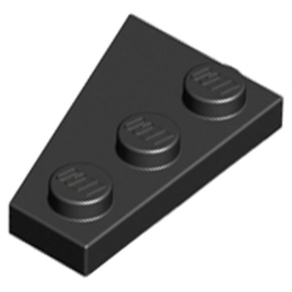LEGO Wedge, Plate 3 x 2 Right, Part 43722, Choose Your Colour, Part 43722, Choose Your Colour (Black, 10, count)