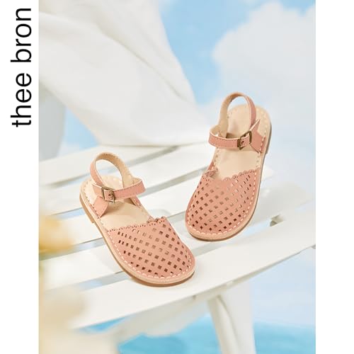 Image of THEE BRON Toddler Girls Espadrilles Sandals Hollow Out Rustic Dress Shoes