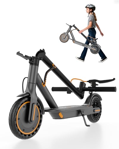 MAXSHOT Electric Scooter Adults & Big Kids, Top Speed 9/16/19/22MPH, 10/12/16/21/50Miles Range, 6.5'/8.5'/14' Tires Folding Commuter Escooter with Dual Suspension for Commuting, APP Control