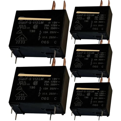 Relais d'alimentation 12VDC OMIF-S-112LM SPST-NO 16A pour circuit imprimé PCB
