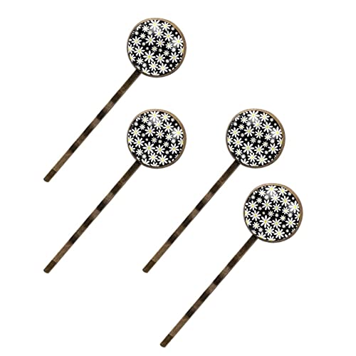 Accessoires pour cheveux glamour en nacre avec pinces élégantes marguerite