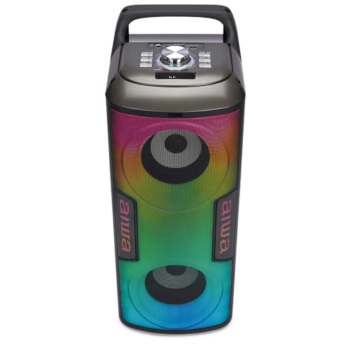 KBTUS-100 Doble Altavoz DE 4' para Fiestas con Hyperbass, PORTÁTIL, E ILUMINACIÓN RGB