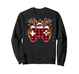 Photo Gallery natale videogioco gamer controller rosso plaid buffalo xmas felpa Photo Gallery natale videogioco gamer controller rosso plaid buffalo xmas felpa
