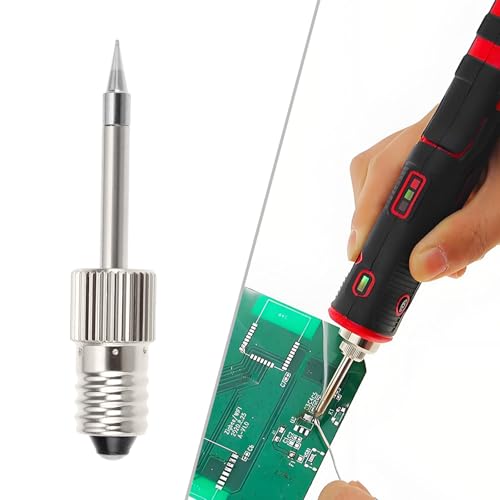 Image of 2pcs Alloy Replacement Soldering Iron Tips Compatible with FROGBRO Rechargeable Battery Cordless Soldering Iron LD006A