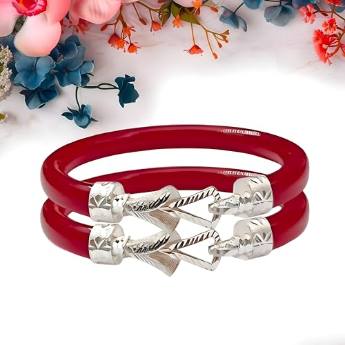 Image of Parasmoni Sterling Silver Bangle for Women