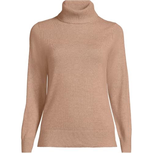 Image of Lands' End Women's Cashmere Turtleneck Sweater