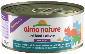 Almo Nature USA 106060 2.47 oz Nature Daily Tuna with Salmon in Broth Canned Cat Food, Case of 24