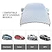 Heavy Duty Snow Car Cover, Widened & Thickened Vehicle Hood Windows Protector with Cotton Liner, All Weather Scratch-resistant Insulation Car Body Protector,Universal for Most Cars, SUVs, Trucks