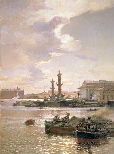 Affiche Artistique Bourse de Saint-Pétersbourg Beggrov : impression premium 60x90cm