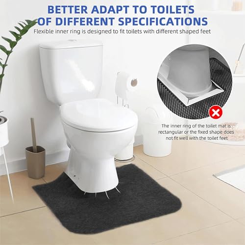 Tapis de chaise percée doux et réutilisable pour toilettes